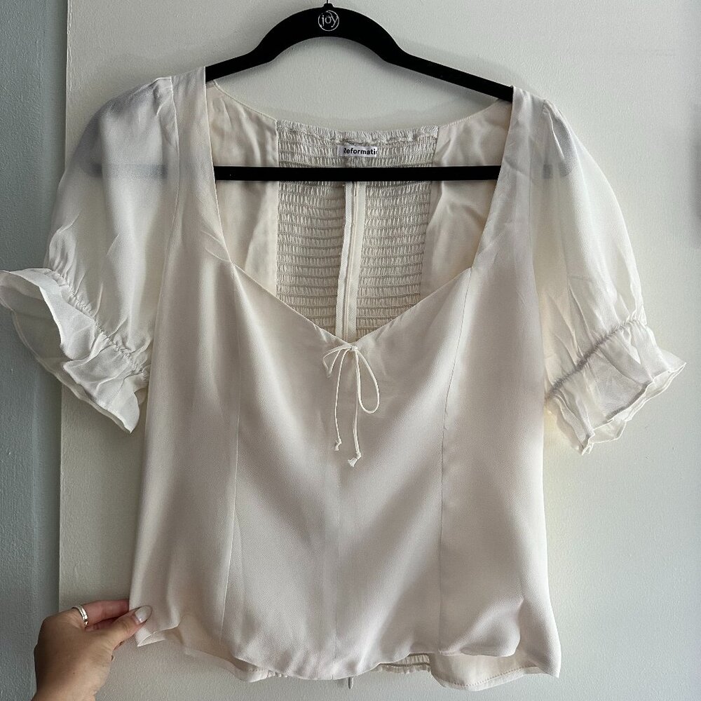 Reformation Delevan Top Size 6